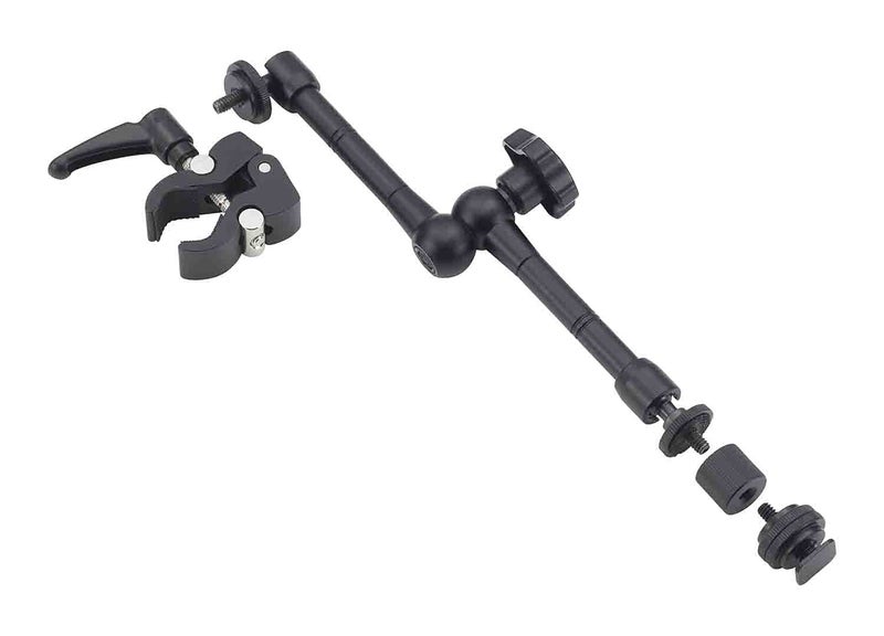 Zoom HRM-11 Handy Recorder Mount, 11-inch Arm, Clamp Mount, Designed to be Used With Zoom Portable Audio and Video Recorders - Image 1